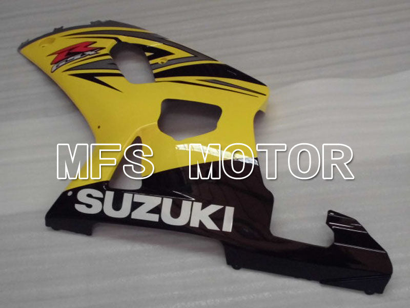 Suzuki GSXR600 2001-2003 Injection ABS Fairing - Factory Style - Black Yellow - MFS2169 - Fairings Kit