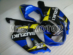 Suzuki GSXR600 2001-2003 Injection ABS Fairing - Factory Style - Black Blue - MFS2178 - Fairings Kit