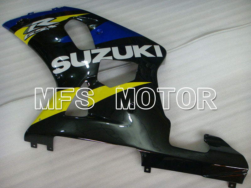Suzuki GSXR600 2001-2003 Injection ABS Fairing - Factory Style - Black Blue - MFS2178 - Fairings Kit