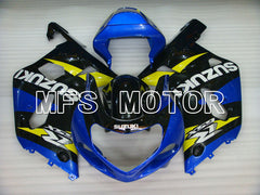 Suzuki GSXR750 2000-2003 Injection ABS Fairing - Factory Style - Black Blue - MFS6984 - Fairings Kit