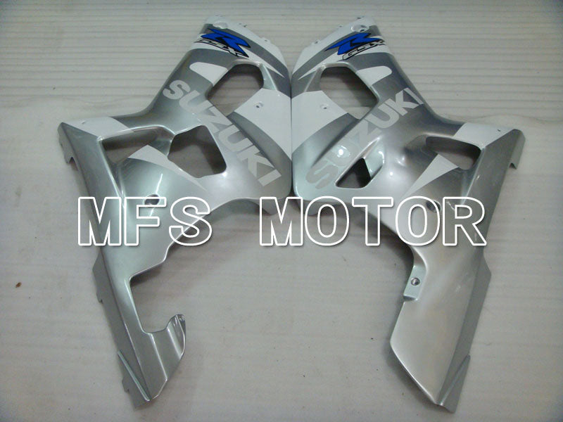 Suzuki GSXR600 2001-2003 Injection ABS Fairing - Factory Style - Black White Silver - MFS2184 - Fairings Kit