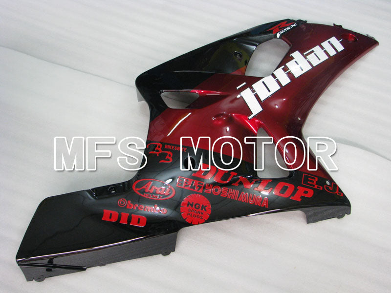 Suzuki GSXR750 2000-2003 Injection ABS Fairing - Jordan - Black Red - MFS6990 - Fairings Kit
