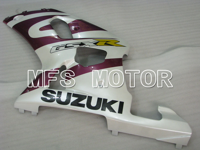 Suzuki GSXR600 2001-2003 Injection ABS Fairing - Factory Style - White Purple - MFS2193 - Fairings Kit