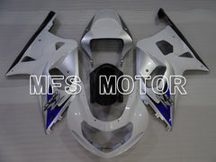 Suzuki GSXR600 2001-2003 Injection ABS Fairing - Factory Style - White Silver - MFS2195 - Fairings Kit