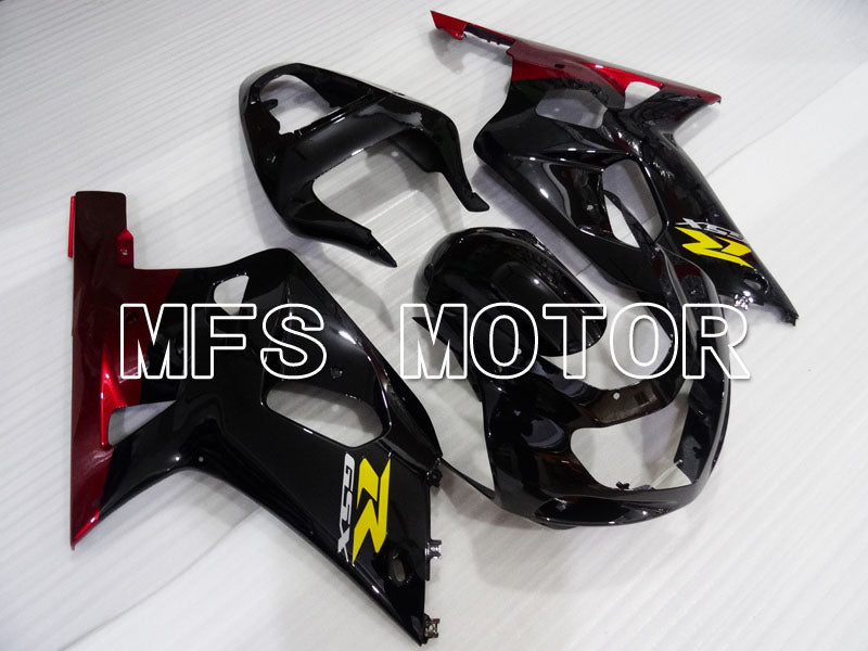 Suzuki GSXR600 2001-2003 Injection ABS Fairing - Jordan - Black Red - MFS2197 - Fairings Kit