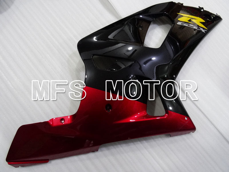 Suzuki GSXR600 2001-2003 Injection ABS Fairing - Jordan - Black Red - MFS2197 - Fairings Kit
