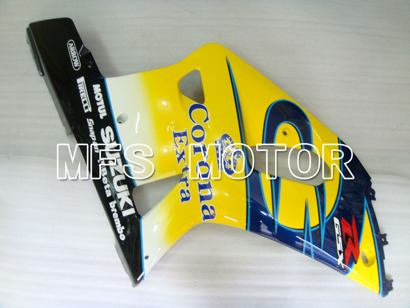 Suzuki GSXR750 2000-2003 Injection ABS Fairing - Corona - Black Yellow Blue - MFS6998 - Fairings Kit