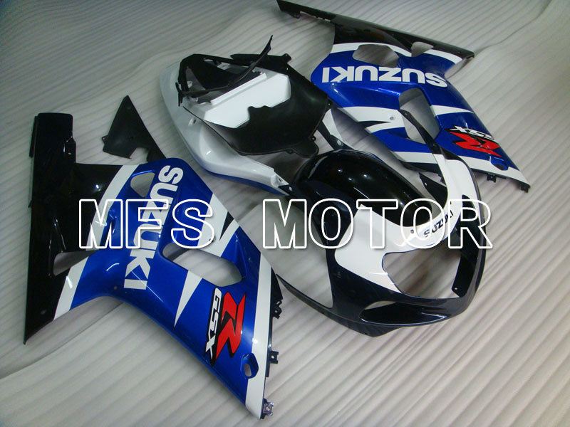 Suzuki GSXR750 2000-2003 Injection ABS Fairing - Factory Style - Black Wihte Blue - MFS7005 - Fairings Kit