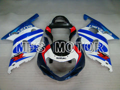 Suzuki GSXR600 2001-2003 Injection ABS Fairing - Factory Style - White Blue - MFS2210 - Fairings Kit
