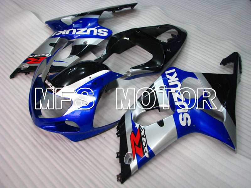 Suzuki GSXR750 2000-2003 Injection ABS Fairing - Factory Style - Black Blue Silver - MFS7010 - Fairings Kit