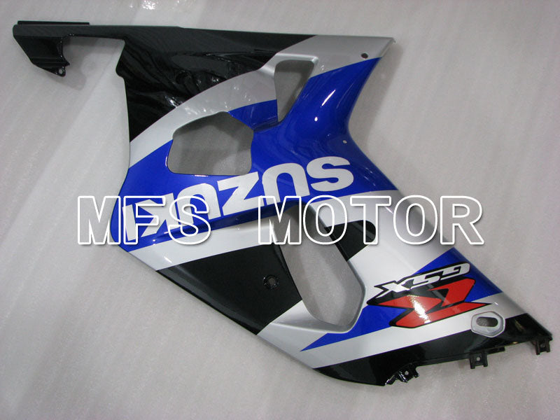 Suzuki GSXR600 2001-2003 Injection ABS Fairing - Factory Style - Black Blue Silver - MFS2221 - Fairings Kit