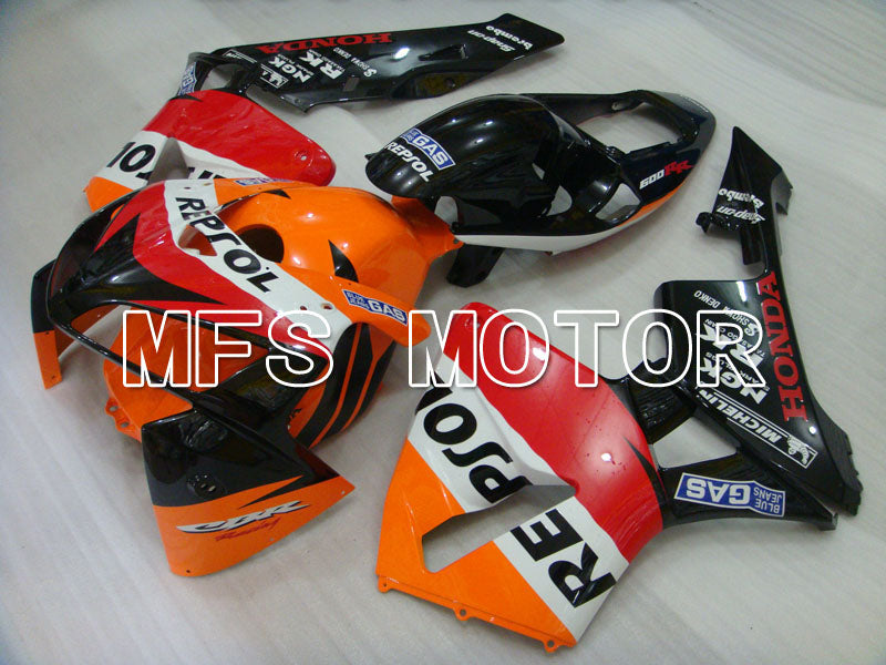 Honda CBR600RR 2005-2006 Injection ABS Fairing - Repsol - Red Orange Black - MFS2225 - Fairings Kit