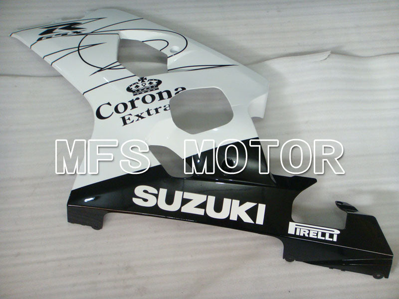 Suzuki GSXR600 GSXR750 2004-2005 Injection ABS Fairing - Corona - Black White - MFS2229 - Fairings Kit