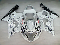 Suzuki GSXR600 GSXR750 2004-2005 Injection ABS Fairing - Corona - Black White - MFS2234 - Fairings Kit