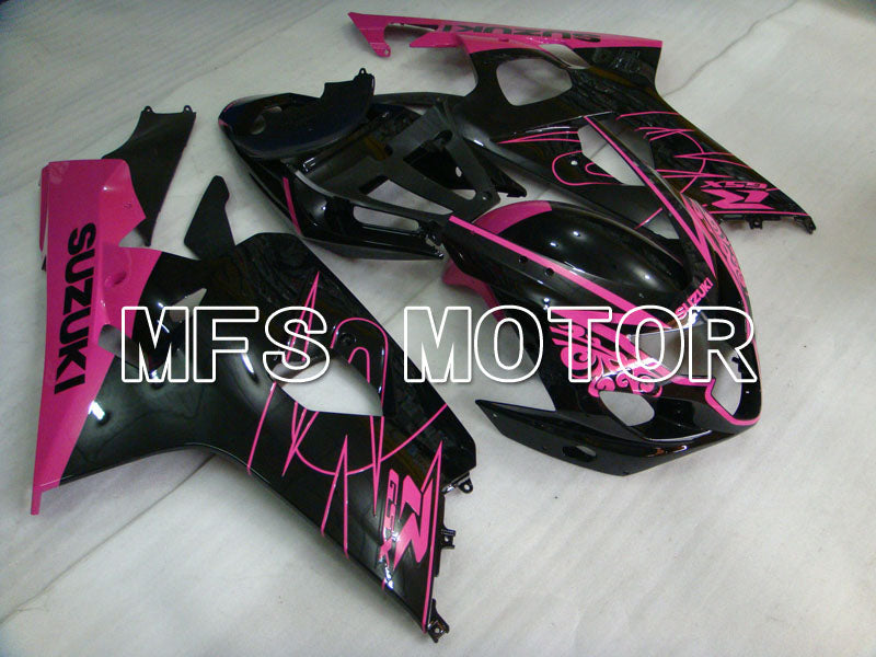 Suzuki GSXR600 GSXR750 2004-2005 Injection ABS Fairing - Factory Style - Black Pink - MFS2264 - Fairings Kit