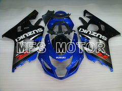 Suzuki GSXR600 GSXR750 2004-2005 Injection ABS Fairing - Factory Style - Black Blue - MFS2269 - Fairings Kit