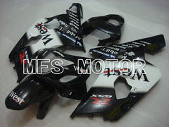 Suzuki GSXR600 GSXR750 2004-2005 Injection ABS Fairing - West - Black White - MFS2284 - Fairings Kit
