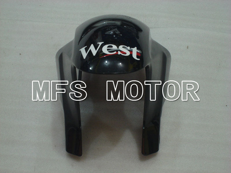 Suzuki GSXR600 GSXR750 2004-2005 Injection ABS Fairing - West - Black White - MFS2284 - Fairings Kit