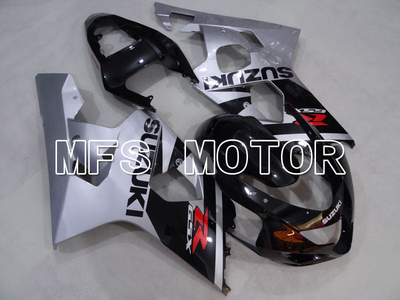 Suzuki GSXR600 GSXR750 2004-2005 Injection ABS Fairing - Factory Style - Black Silver - MFS2285 - Fairings Kit