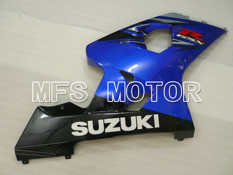 Suzuki GSXR600 GSXR750 2004-2005 Injection ABS Fairing - Factory Style - Black Blue - MFS2293 - Fairings Kit