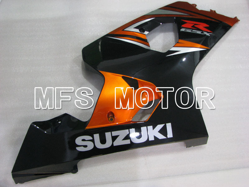 Suzuki GSXR600 GSXR750 2004-2005 Injection ABS Fairing - Factory Style - Black Orange - MFS2298 - Fairings Kit
