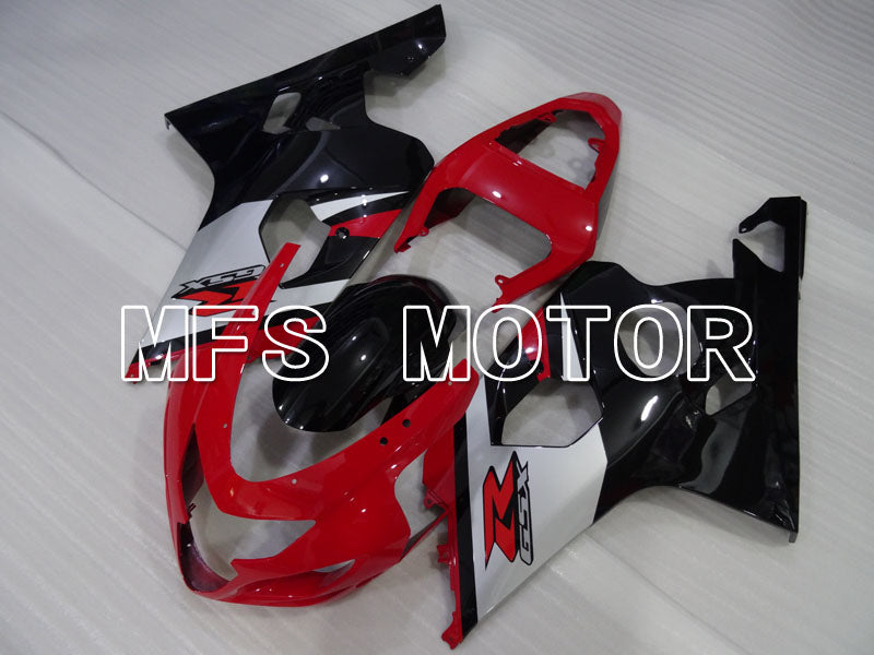 Suzuki GSXR600 GSXR750 2004-2005 Injection ABS Fairing - Factory Style - Black Red - MFS2307 - Fairings Kit