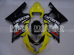 Suzuki GSXR600 GSXR750 2004-2005 Injection ABS Fairing - Factory Style - Black Yellow - MFS2314 - Fairings Kit