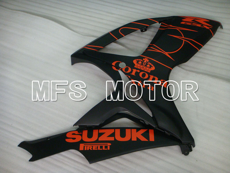 Suzuki GSXR600 GSXR750 2006-2007 Injection ABS Fairing - Corona - Black Matte - MFS2323 - Fairings Kit
