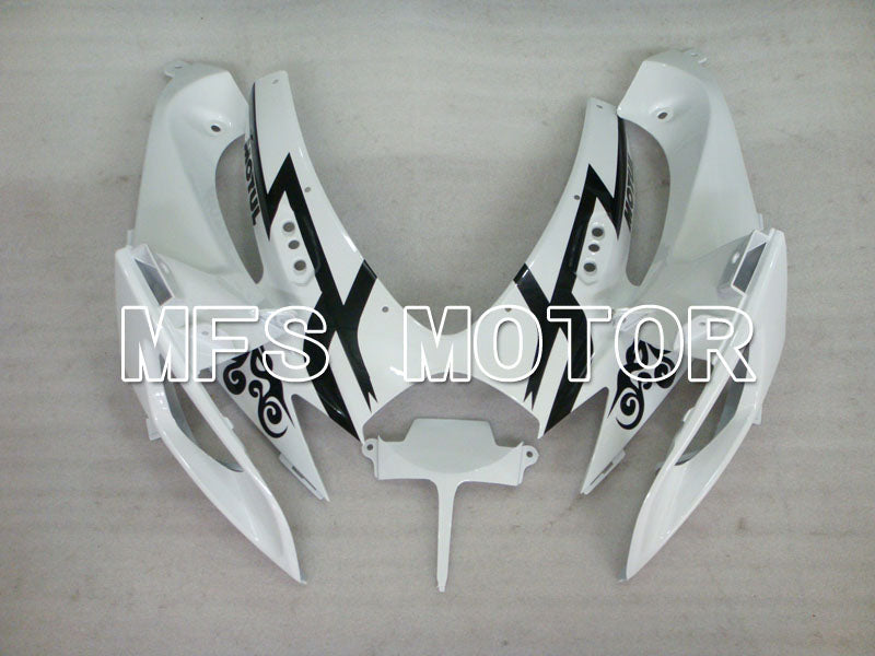 Suzuki GSXR600 GSXR750 2006-2007 Injection ABS Fairing - Corona - Black White - MFS2325 - Fairings Kit