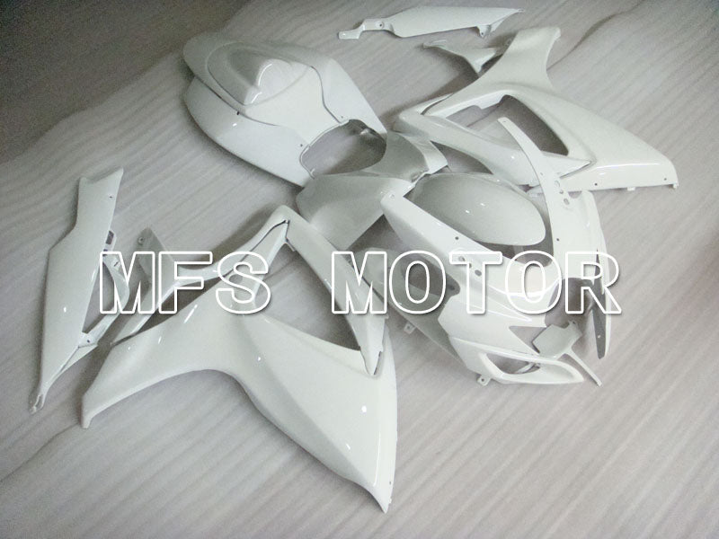 Suzuki GSXR600 GSXR750 2006-2007 Injection ABS Fairing - Factory - White - MFS2333 - Fairings Kit