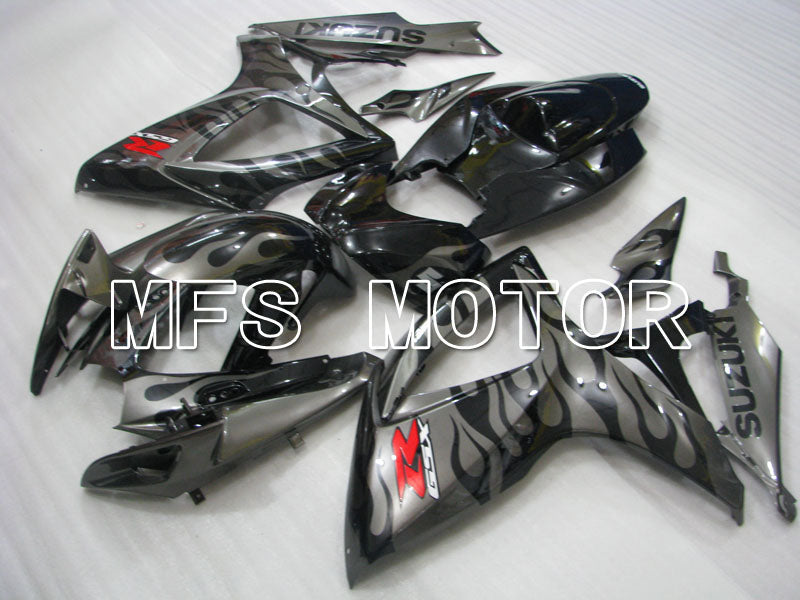 Suzuki GSXR600 GSXR750 2006-2007 Injection ABS Fairing - Factory Style - Black Gray - MFS2339 - Fairings Kit