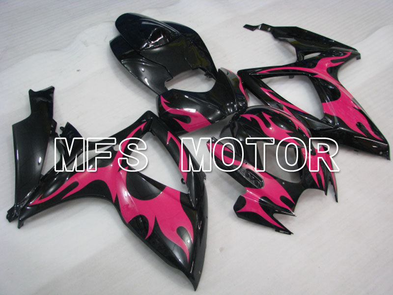 Suzuki GSXR600 GSXR750 2006-2007 Injection ABS Fairing - Factory Style - Black Pink - MFS2340 - Fairings Kit