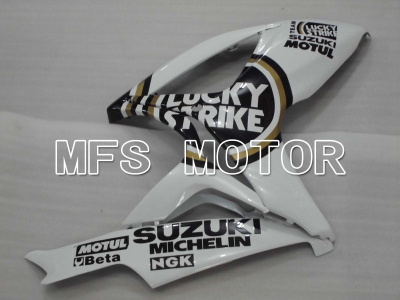 Suzuki GSXR600 GSXR750 2006-2007 Injection ABS Fairing - Lucky Strike - Black White - MFS2350 - Fairings Kit