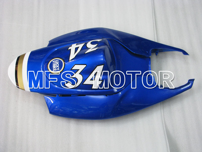 Suzuki GSXR600 GSXR750 2006-2007 Injection ABS Fairing - Lucky Strike - Black White - MFS2351 - Fairings Kit
