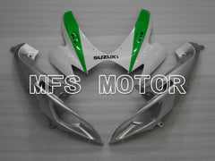 Suzuki GSXR600 GSXR750 2006-2007 Injection ABS Fairing - Factory Style - White Green Silver - MFS2352 - Fairings Kit