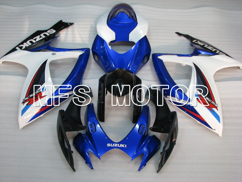 Suzuki GSXR600 GSXR750 2006-2007 Injection ABS Fairing - Factory - Blue White - MFS2362 - Fairings Kit