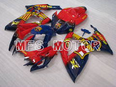 Suzuki GSXR600 GSXR750 2006-2007 Injection ABS Fairing - FCB - Blue Red - MFS2376 - Fairings Kit