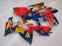 Suzuki GSXR600 GSXR750 2006-2007 Injection ABS Fairing - FCB - Blue Red - MFS2376 - Fairings Kit