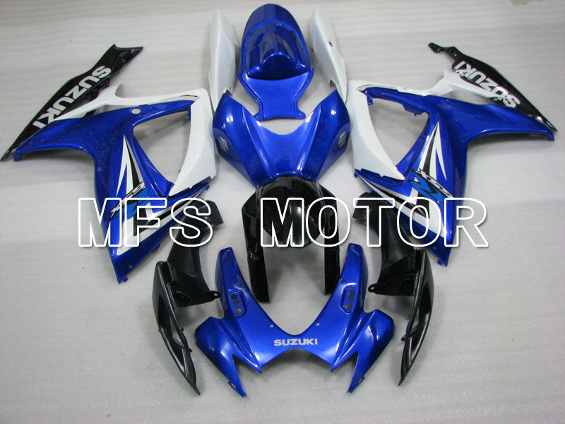 Suzuki GSXR600 GSXR750 2006-2007 Injection ABS Fairing - Factory Style - Blue White - MFS2378 - Fairings Kit