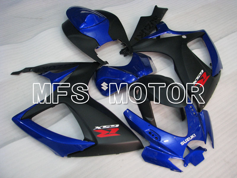 Suzuki GSXR600 GSXR750 2006-2007 Injection ABS Fairing - Factory Style - Blue Black - MFS2385 - Fairings Kit