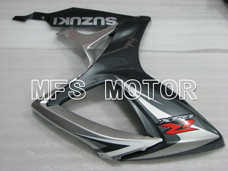 Suzuki GSXR600 GSXR750 2006-2007 Injection ABS Fairing - Factory Style - Black Silver - MFS2386 - Fairings Kit