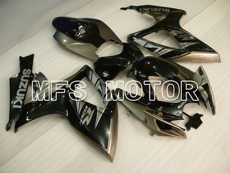 Suzuki GSXR600 GSXR750 2006-2007 Injection ABS Fairing - Factory Style - Black Gray - MFS2389 - Fairings Kit