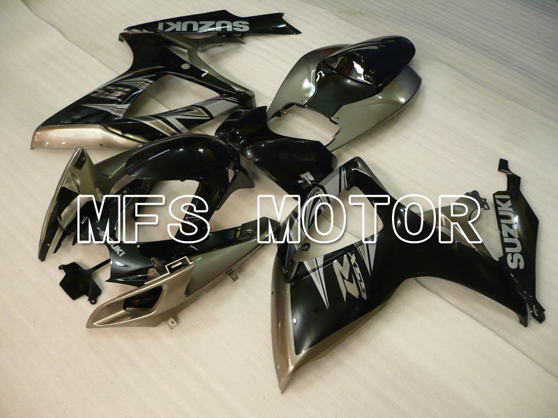 Suzuki GSXR600 GSXR750 2006-2007 Injection ABS Fairing - Factory Style - Black Gray - MFS2389 - Fairings Kit