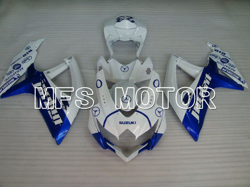 Suzuki GSXR600 GSXR750 2008-2010 Injection ABS Fairing - Jordan - Blue White - MFS2423 - Fairings Kit
