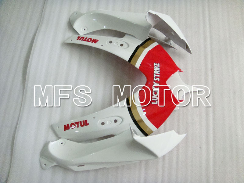 Suzuki GSXR600 GSXR750 2008-2010 Injection ABS Fairing - Lucky Strike - Red White - MFS2424 - Fairings Kit