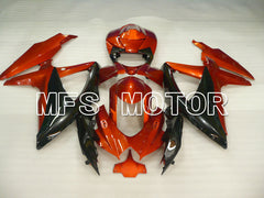 Suzuki GSXR600 GSXR750 2008-2010 Injection ABS Fairing - Factory Style - Black Orange - MFS2435 - Fairings Kit