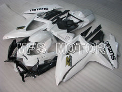 Suzuki GSXR600 GSXR750 2008-2010 Injection ABS Fairing - Factory Style - Black White - MFS2463 - Fairings Kit