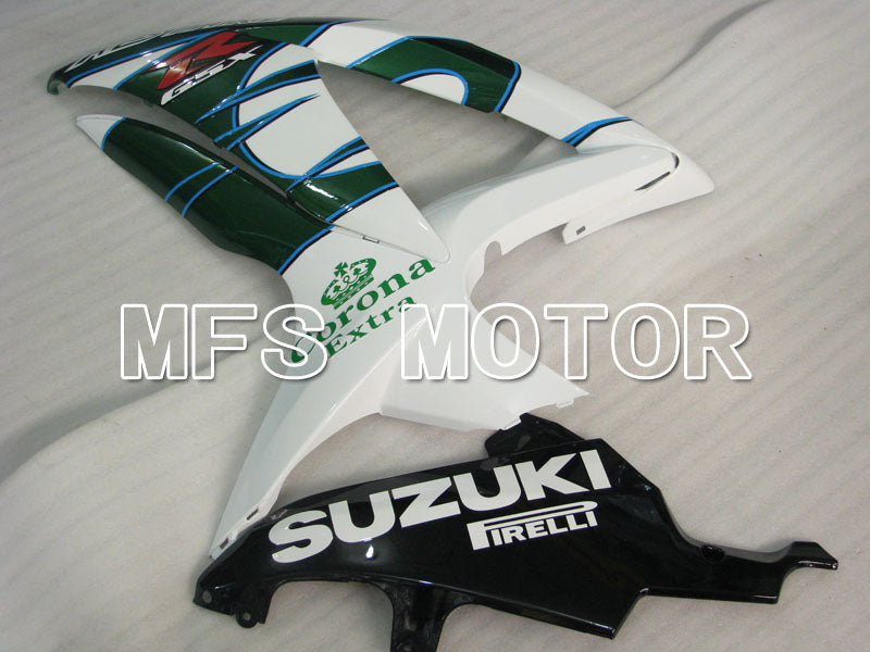 Suzuki GSXR600 GSXR750 2008-2010 Injection ABS Fairing - Corona - White ArmyGreen - MFS2468 - Fairings Kit