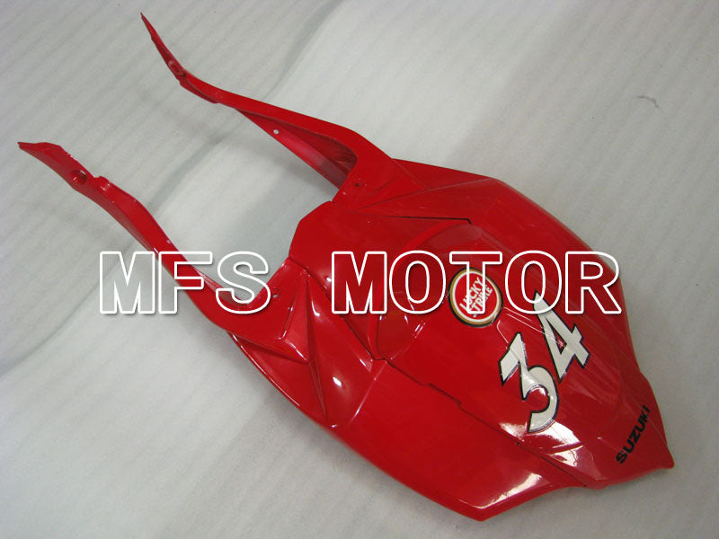 Suzuki GSXR600 GSXR750 2008-2010 Injection ABS Fairing - Lucky Strike - Red Black - MFS2470 - Fairings Kit