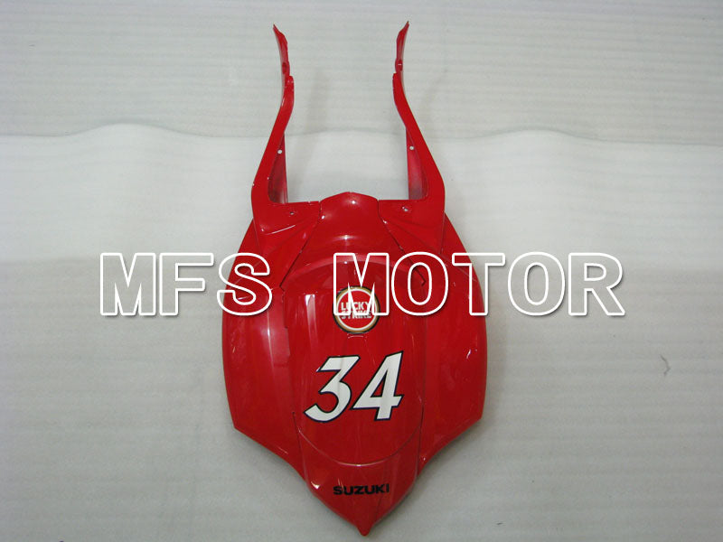 Suzuki GSXR600 GSXR750 2008-2010 Injection ABS Fairing - Lucky Strike - Red Black - MFS2470 - Fairings Kit